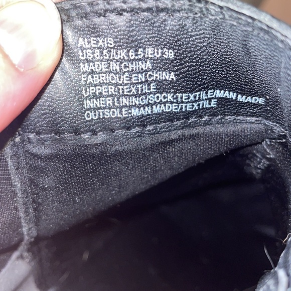 JustFab Alexis Black Ankle Booties, Women’s Size 8.5 - Picture 7 of 9